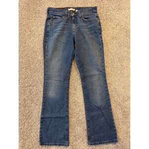 Levis 515 Jeans Womens 4M Blue Bootcut Stretch Medium Wash Denim